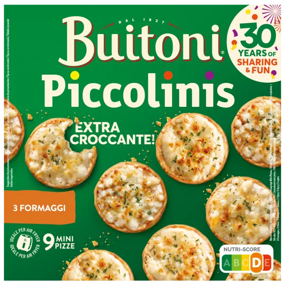 BUITONI PICCOLINIS 3 FORMAGGI
