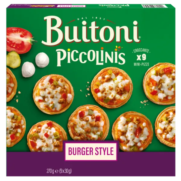 BUITONI PICCOLINIS BURGER STYLE