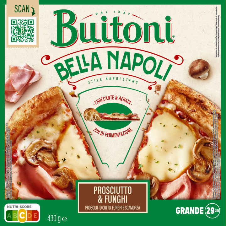 BELLA NAPOLI PROSCIUTTO & FUNGHI