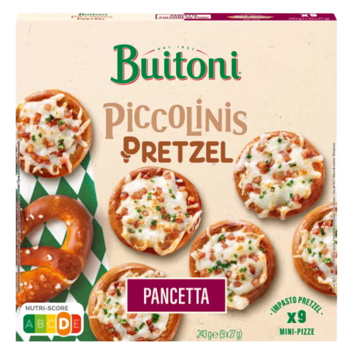 BUITONI PICCOLINIS PRETZEL PANCETTA MINI
