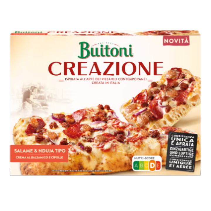 BUITONI PIZZA CREAZIONE SALAME E NDUJA