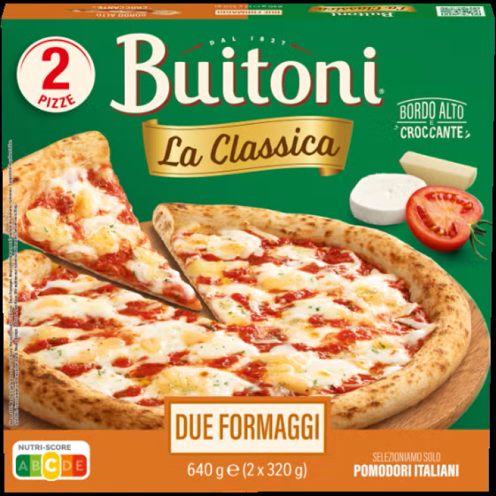 BUITONI PIZZA CLASSICA DUE FORMAGGI