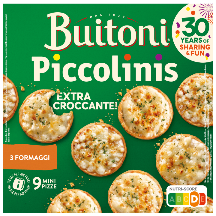 BUITONI PICCOLINIS 3 FORMAGGI