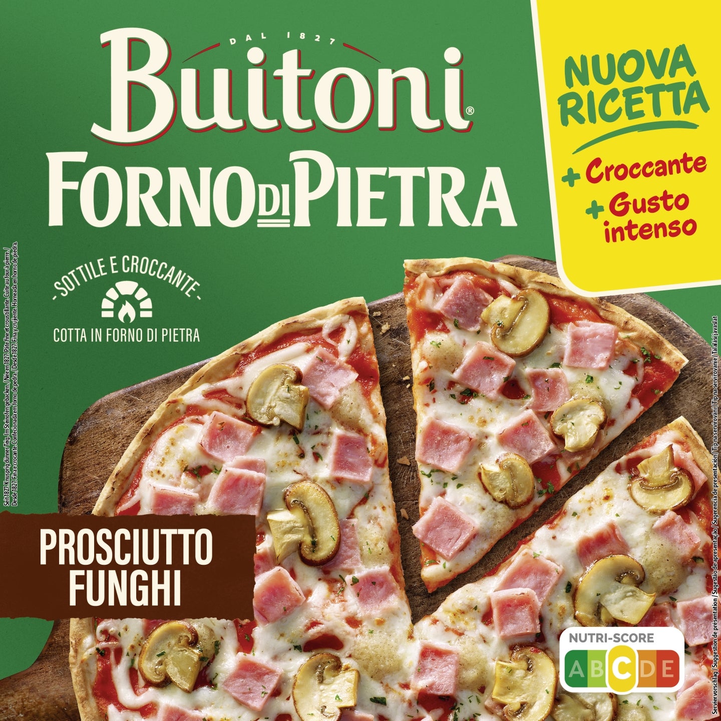 Pizza Prosciutto Funghi